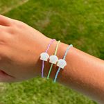 Preppy Shell Bracelets Blue Photo 1