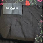 The Kooples  Women's Black Silk Floral Print High Waist Midi Skirt‎ 0 Photo 11