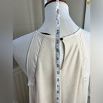 Lila Clothing Vintage A Line High Neck Dress Pale Gold Shimmer Large Photo 7