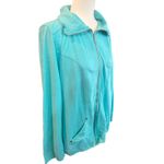 Lizwear Womens XXLTG Aqua Blue Full Zip Up Long Sleeve‎ Jacket Pockets Size XXL Photo 1