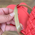 Talbots  Orange Gia Braided Slip On‎ Sandals Size 9 Photo 6