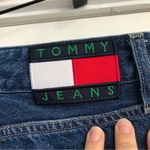 Tommy Hilfiger Tommy Jeans blue jean denim a line skirt flowy button front MISSING BUTTON Photo 5