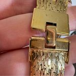 Vintage Gold Tone Multi Chain Herringbone Necklace Womens Jewelry Classic Photo 1