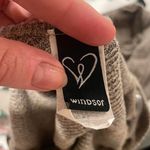 Windsor gray bodycon v-neck sweater dress size small Photo 3