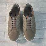 Kizik Miami Sneakers Womens 8 M Gray Metallic Leather Comfort Slip On Hands Free Photo 9