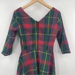 COLLECTIF London Dress Swing Mainline Cerere Etude Check Retro PinUp Vintage SZ2 Red Size 2 Photo 4