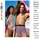 Maaji  Fierce‎ Flow One apiece Swimsuit NWOT  Size M $154 Photo 3