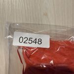 Tahari Womens 100% Linen Orange Blouse 2X Minimalist Quiet Luxury Fall Resort Photo 5