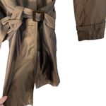 Talbots Size Small Vintage Trench Bronze Brown Coat Belted Photo 2