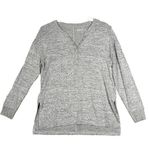 Abercrombie & Fitch Shirt Womens Medium Heather Gray Soft A&F Cozy Casual Lounge Photo 0