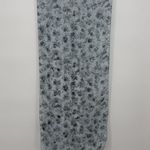 Vintage Blue Floral Sheer Lightweight Long Rectangle Scarf India Accessory Photo 0