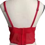 Adore Me Corset Sz 36C Arianna Satin Underwire Bow Detail Feminine Valentines Photo 1