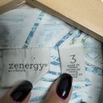  Zenergy Lightweight Jacket With Pockets White Multi XL Chico's 3 Photo 2