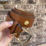 Juicy Couture  Vegan‎ Faux Leather Brown Multicolor Size M Womens Belt Buckle Photo 1