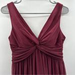 Birdy Grey  Lianna Knot Front Sleeveless Bridesmaid Dress in Cabernet Size XS NWT Photo 3