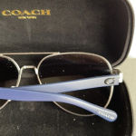 Coach NWT  Aviator Sunglasses New w Tag & Case Photo 2
