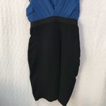 Studio M‎ Silk Blend Dress Black Blue Size M Photo 2