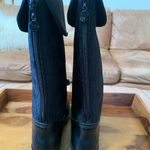 Stuart Weitzman  Tall Black Rain Boots Photo 6