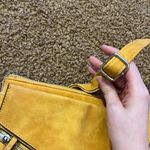 Universal Threads Universal Thread Yellow Crossbody Bag With Silver Hardware Photo 4
