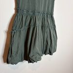 Daily Practice Anthropologie Mini Bubble Dress Deep Teal Green Size L Photo 2