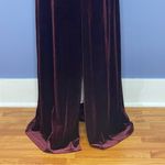 Oleg Cassini  Elegant Burgundy Velvet Evening Gown Size 6 Photo 8