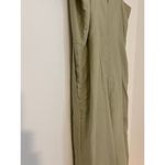 Club Monaco  4 Midi Length Wide Leg Green Jumpsuit Pistachio EUC Linen Cotton Photo 11
