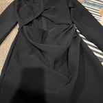 ZARA  Black Long Sleeve V-neck Cut Out Hallow Out Sexy Party Mini Dress Photo 9