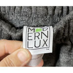 Modern Lux  Women’s Size Med Lucky Clover Graphic Sweat‎ Short Charcoal Grey NEW Photo 2