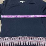 Maje  Black Zig Zag Trim Sweater S/M Photo 2