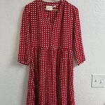 Maeve  Red and White Checkered Dress Size XS Photo 0