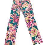 Lilly Pulitzer Kelly Skinny Ankle Pants Stretch Agate Green Safari Sighted 6 Photo 3