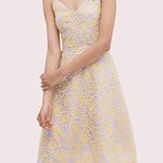 Kate Spade  Floral Organza Dress in Lilac/Yellow, Size 4​​​ Photo 0