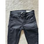 Rag and Bone Rag &‎ Bone Women's Dark Wash Zipper Capri Black Denim Size 24 Photo 1
