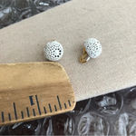 Vintage Signed Monet ClipOn Earrings Photo 3