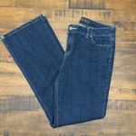 Lands' End Dark Wash Denim Jeans Bootcut Stretch Women's Size 12 Blue Photo 0