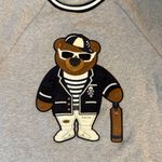 Ralph Lauren  purple label polo bear with baseball bat grey sweatshirt Photo 1