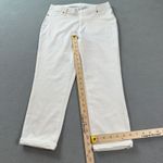 Time and Tru Jeans M 8/10 Womens Cream White Straight Leg Stretch High Rise Pant Size undefined Photo 3