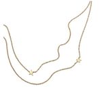 Jennifer Zeuner  Gold Star Double Necklace Photo 2
