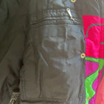 Vintage Retro Neon 80s 90s Snuggler Ski Fantasy Snow Jacket Ladies Sz M Black Size M Photo 10