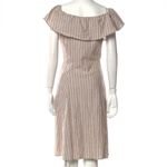 Saks 5th Avenue Saks Fifth Avenue Beige and White Striped Dress Size 2 Photo 1