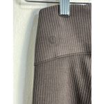 Lululemon Womens Ribbed Softstreme Flare Pant *Regular Size 0 Espresso Brown Photo 4