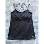 Champion Black Heathered Gray Slate Blue Fitted Athletic Tank Medium Photo 4