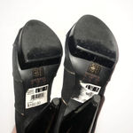Topshop  7.5 gold & Black ankle strap heels Photo 2