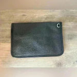 Michael Kors  Black Leather Clutch Wristlet‎ Wallet Photo 5