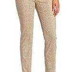 NYDJ  Snake Print Ankle Jeans Women's Size 14 Lift Tuck Technology Animal Print Photo 0