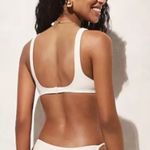 J.Crew NWT Heritage Scoop Neck Bikini Top Size S Green Retro Swim Beach Classic Photo 4