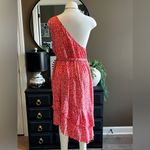 Amazon Fashion One Shoulder Stretch Waist Print Dress Size 2X NWT Photo 6