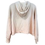 Simply Southern Cropped Hoodie Women's Small Cream Athleisure Oversized Y2K NWT Photo 3