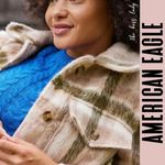 American Eagle Outfitters shacket heavy jacket plaid Photo 8