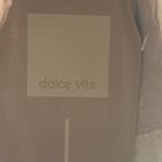 Dolce Vita Beige Leather Chelsea Lug Sole Block Heel Ankle Boots Size 8 Photo 2